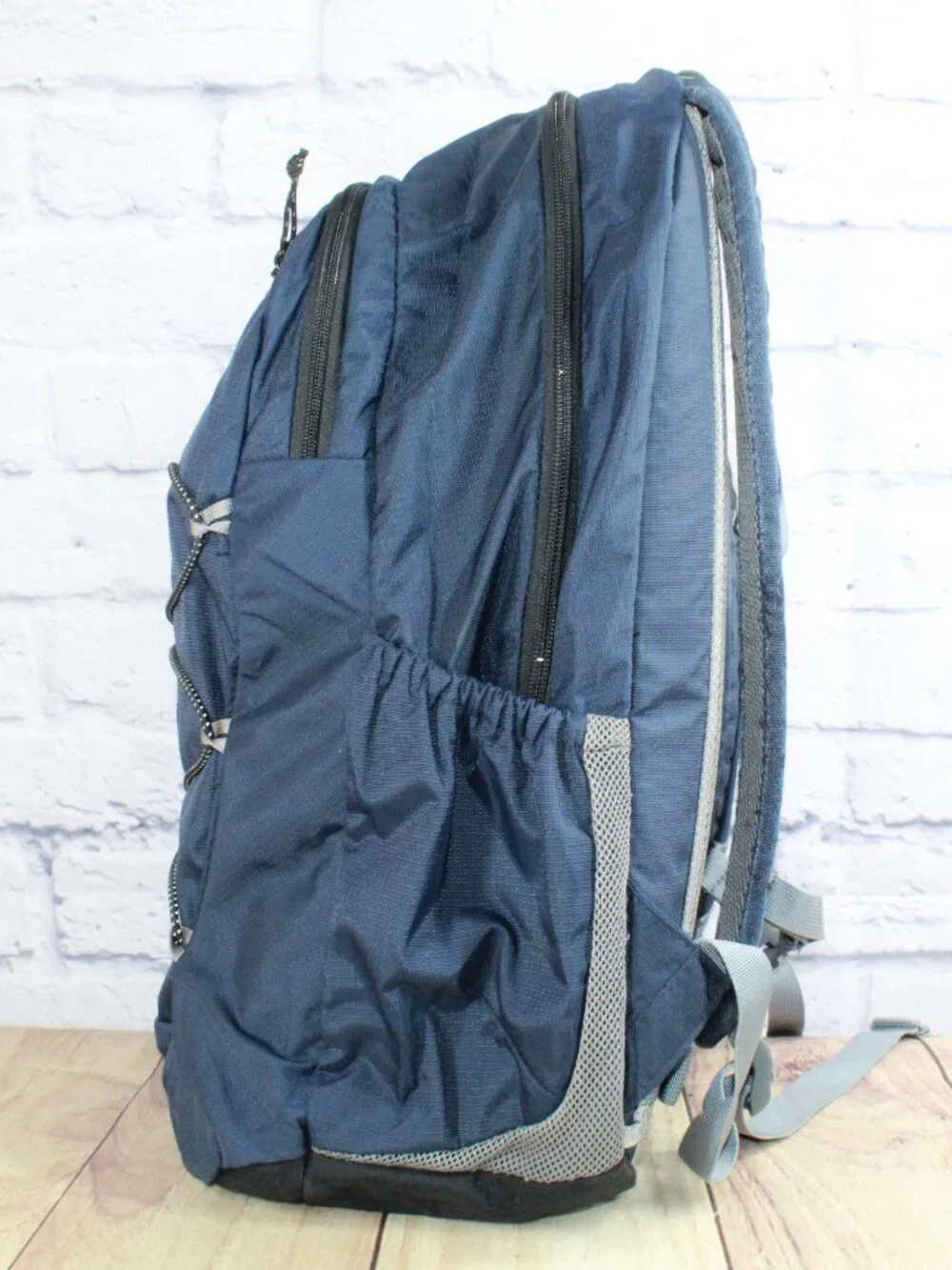 LL Bean Unisex Adult Comfort Carry Laptop School Hiking Backpack Navy Blue 30L